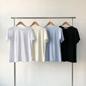 빅사이즈사랑해요 S304L406 심플슬럽스판루즈반팔티 BN