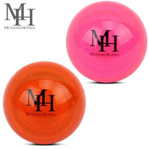 (무쯔미혼마코리아) MH-02 Number 3피스 파크골프공 오렌지/핑크