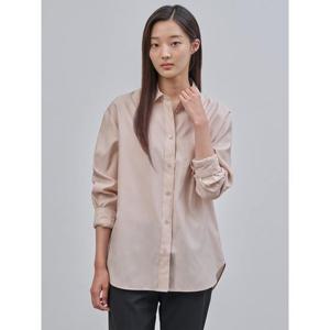 [빈폴레이디스] 폴리 혼방 롱 셔츠  살몬핑크 (BF4764C049)