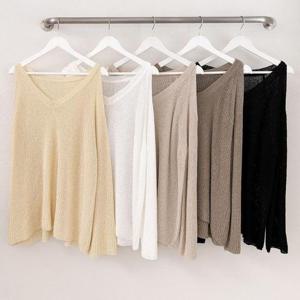 빅사이즈사랑해요 S315L406 에이시스루트임니트티 BN