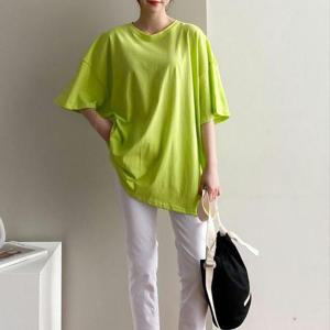 [라일리의류] Rly 루즈핏 가오리 반팔 티셔츠 hn012412