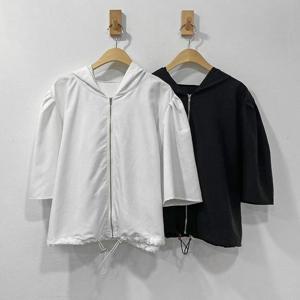 빅사이즈사랑해요 P614L407 와이드여름집업자켓 LT