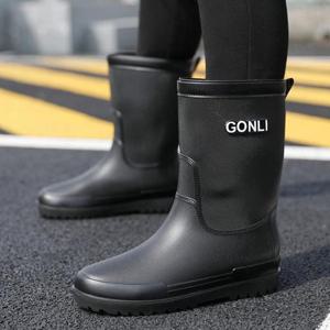 [잇백잇슈] 남성베이직미들장화 레인부츠 장마 외출