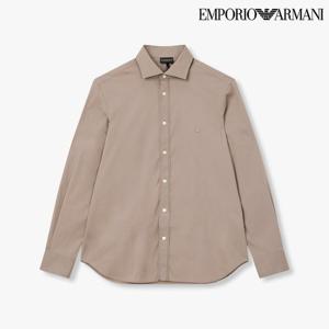 [엠포리오 아르마니]남성 자수 로고 스프레드 카라 셔츠(A514304001)