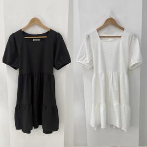 빅사이즈사랑해요 S403L407 러블리퍼프스퀘어원피스 YP