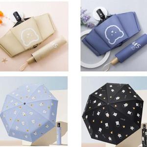 [프로셀러] 캐릭터 uv3단 자동양우산