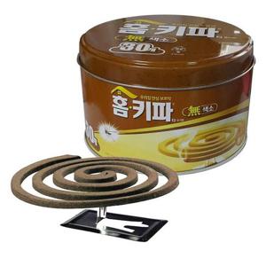 무색 황색 홈키파 모기향 30개 받침대3개 고급