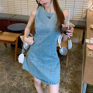 [잇백잇슈] 민소매데님원피스 예쁜핏 여름패션 심플