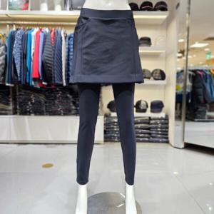 [루이까스텔]여성 큐롯레깅스 솔리드 양옆플리츠 스커트/3FRSQ90