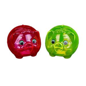 마키 컬러 투명 돼지 저금통 중 2p  다용
