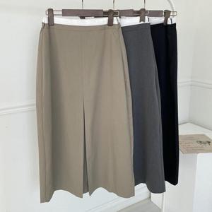 빅사이즈심플스커트 P926L407 엘리스퀘어트임스커트 MO