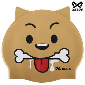 XBLUE 아동용 실리콘 수모 수영모 0W4324 수경수모