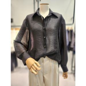 [코데즈컴바인] (CJC-BL301W7Z) 오버핏 시스루 레이온 블라우스