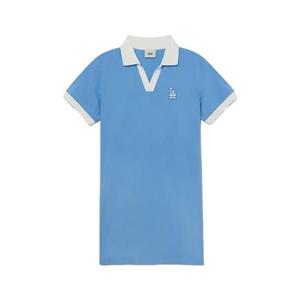 [택가/109000] MLB 여성 배색 카라원피스 GB3FOPB0333-07SBS