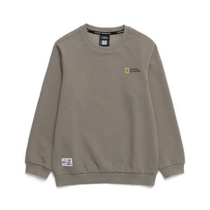 내셔널지오그래픽키즈 K243USW960 ESG 그래픽 맨투맨 ASHBROWN