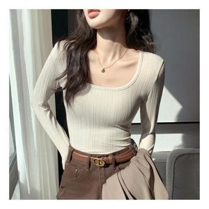 U넥 시크 긴팔티셔츠 UC-0132