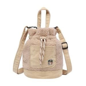 [포인터웍스]헤지스키즈 어드벤처 뽀글이 토트백_BEIGE (ISF31UB50G_BG)