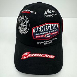 [지프]JP2GCU072 와펜&자수 장식 볼캡 2024년 블랙 야구모자_SC