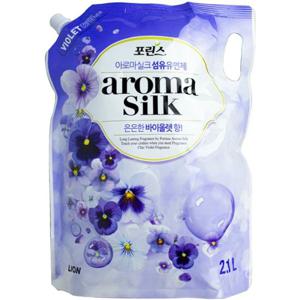 LION 포린스 아로마실크 섬유유연제 바이올렛향 2.1L