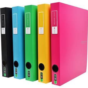 칼라칩 3공D링바인더 A4 3cm 검정 청운