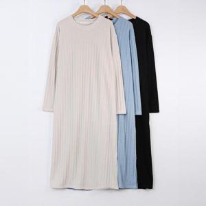 빅사이즈라운드원피스 S604L408 플리노카라골지원피스 LY