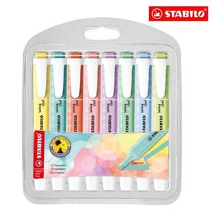 (스타빌로) 스윙쿨 형광펜 세트 파스텔 8색