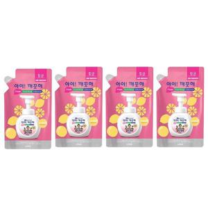 [아이깨끗해] 레몬 폼 핸드솝 리필 450ml 4개 핸드워시