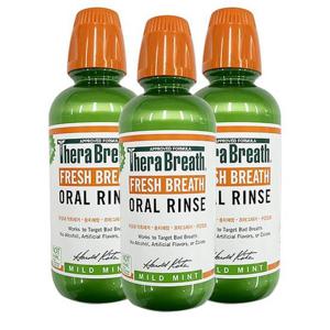 [아이깨끗해] 테라브레스 오랄 린스 마일드민트 473ml x 3개 구강청결제