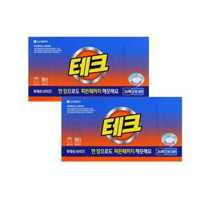 [테크] 간편시트 후레쉬브리즈 36매 x 2팩 드럼/일반 겸용