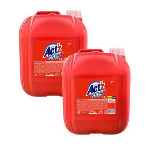 액츠 파워젤 14L x 2개 액체 세제 겸용 대용량 고농축 표백