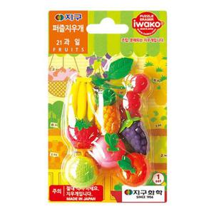 지구화학 퍼즐 지우개 완구 no.21 과일