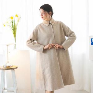 코트 JK1818K99-미엘코 밍크카라 울