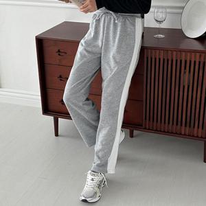 [잇백잇슈] 심플라인와이드팬츠 밴딩 편안 국내제작