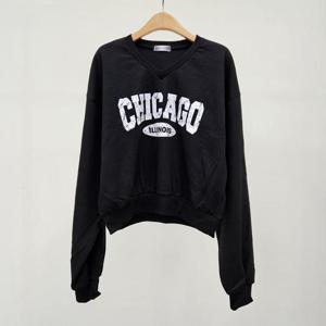 빅사이즈 409 크랙시카고브이맨투맨 DBUS651