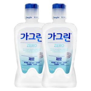 가그린 제로 구강청결제 750ml x2