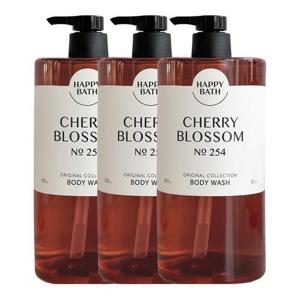 해피바스 오리지널 컬렉션 체리블로썸 바디워시 910g x3