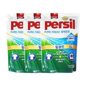 퍼실 퓨어프레쉬 딥클린 드럼/일반 겸용 실내건조 리필 2L x3