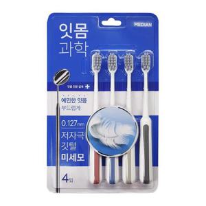 메디안 잇몸 과학 칫솔 4입