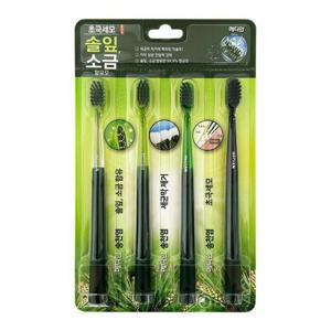 메디안 송천염 미세모 칫솔 4입