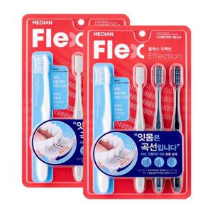 메디안 플렉스 이펙션 칫솔 4입 x2