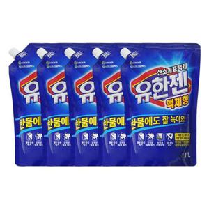 유한젠 산소표백제 액체형 리필 1.1L x5