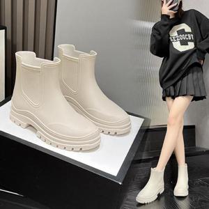 여성 레인부츠 데일리 미들 레인32 키높이 가을 패션