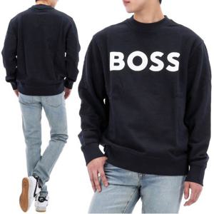 휴고보스 로고 프린트 릴렉스 핏 스웨트셔츠 50487133 404