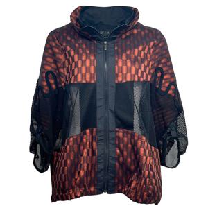 [데시데]볼륨배색 짚업자켓 DOM571