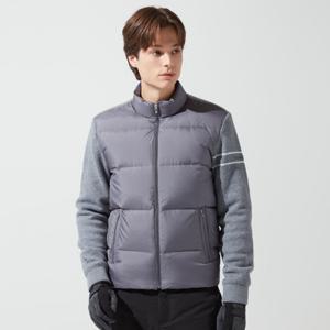 [먼싱웨어][40%OFF] 남성 하이브리드 다운 스웨터 점퍼 멜란지그레이(MP421MSJO1)