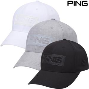 [핑골프]남성 사각 로고 볼캡 111D3CP003