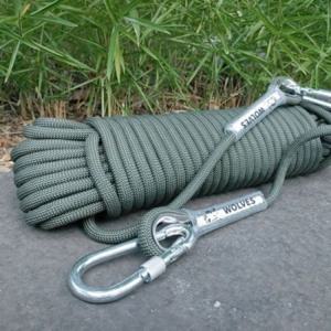 WROPE27 철패드적용 울브스 27미터 버클형로프 KHAKI