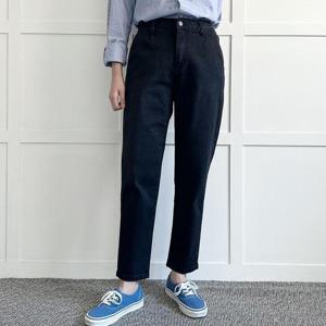 빅사이즈 409 켓워싱데님밴딩배기팬츠 DLOP872