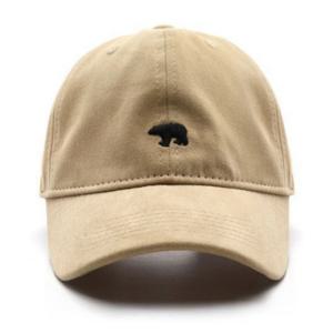 북극곰 자수 볼캡 남녀공용 야구모자 캐주얼 데일리