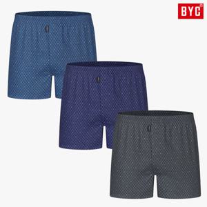 BYC 남자트렁크팬티 소변구 있는 아빠 사각팬티 3종 세트